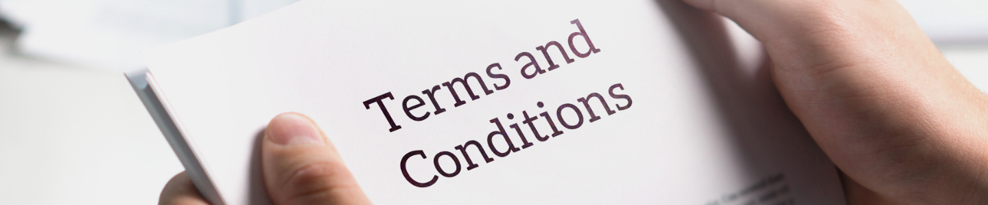 Terms and Conditions Header Image