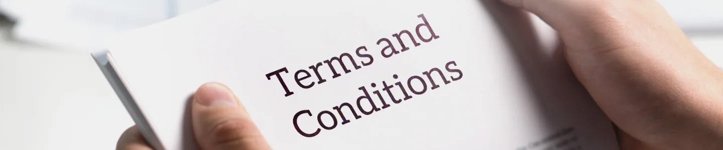Terms and Conditions Header