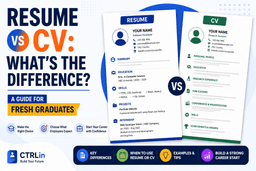 Resume vs CV: What’s the Difference? A Guide for Fresh Graduates