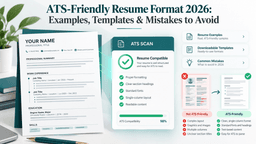 ATS-Friendly Resume Format 2026: Examples, Templates & Mistakes to Avoid